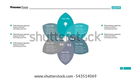 Process Chart Slide Template 6