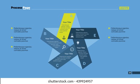 Process Chart Slide Template 7