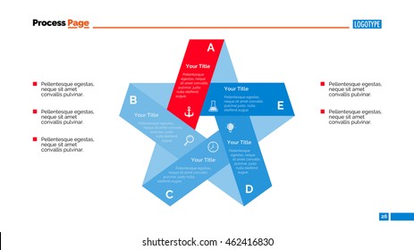 Process Chart Slide Template 7