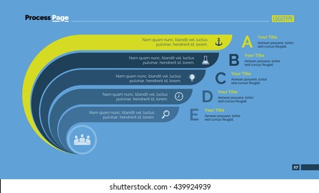 Process Chart Slide Template 8