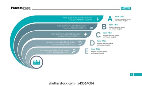 Process Chart Slide Template 8