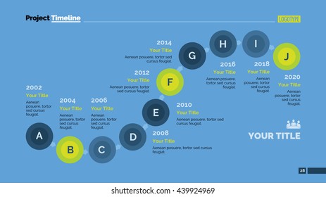 Process Chart Slide Template 9