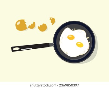 El proceso de cocinar huevos revueltos en una sartén