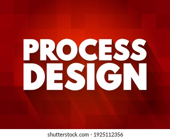 Process Design text quote, concept background