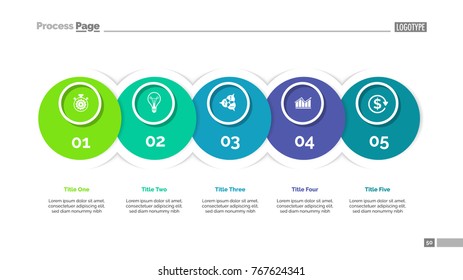 Process Diagram with Five Elements 