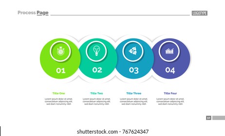 Process Diagram with Four Elements 