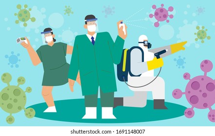 The process to eliminate Covid-19 completely.