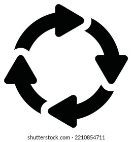 Process, extra part, line, reload, circular, i con, fill art 