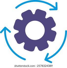Process Flat Illustration Vector Design