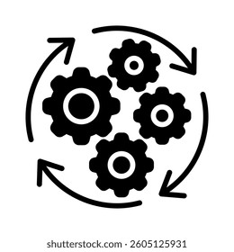Process Icon Element for Design