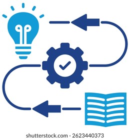 Process Icon Element for Design