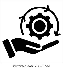 Process Icon Element For Design