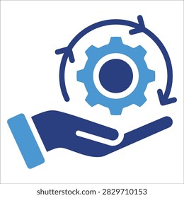 Process Icon Element For Design