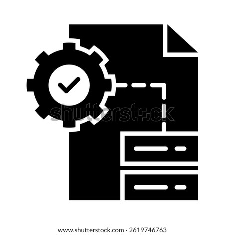 Process Icon Element For Design