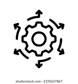 Process icon. sign for mobile concept and web design. vector illustration