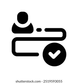 process icon. vector glyph icon for your website, mobile, presentation, and logo design.