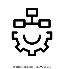 Process Icon Vector Symbol Design Illustration