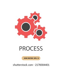 process icons  symbol vector elements for infographic web