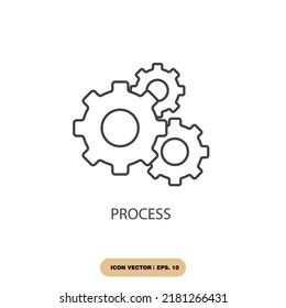 Process Icons Symbol Vector Elements Infographic Stock Vector (Royalty ...