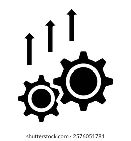 Process Improvement Icon Element For Design