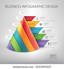 Process infographic with 5 steps, process or options, process chart, Used for process diagram, presentations, workflow layout, flow chart, infograph.