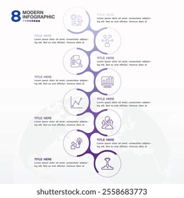 Process infographic with 6 steps, process or options, process chart, Used for process diagram, presentations, workflow layout, flow chart, infograph. Vector eps10 illustration.