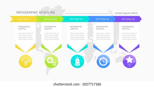 Process infographic design template. Timeline, step plan business strategy. Organization workflow sequence. Finance report presentation. Statistics productivity infochart. Vector illustration.
