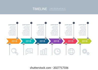 Process infographic design template. Timeline, step plan business strategy. Organization workflow sequence. Finance report presentation. Statistics productivity infochart. Vector illustration.