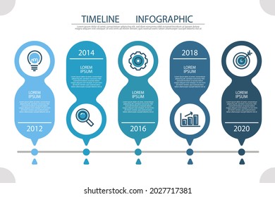 Process infographic design template. Timeline, step plan business strategy. Organization workflow sequence. Finance report presentation. Statistics productivity infochart. Vector illustration.