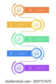 Process infographic design template. Timeline, step plan business strategy. Organization workflow sequence. Finance report presentation. Statistics productivity infochart. Vector illustration.