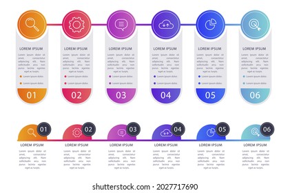 Process infographic design template. Timeline, step plan business strategy. Organization workflow sequence. Finance report presentation. Statistics productivity infochart. Vector illustration.