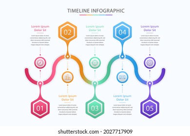 Process infographic design template. Timeline, step plan business strategy. Organization workflow sequence. Finance report presentation. Statistics productivity infochart. Vector illustration.