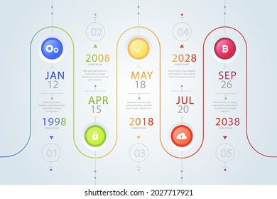 Process infographic design template. Timeline, step plan business strategy. Organization workflow sequence. Finance report presentation. Statistics productivity infochart. Vector illustration.