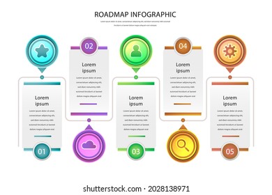 Process infographic design template. Timeline, step plan business strategy. Organization workflow sequence. Finance report presentation. Statistics productivity infochart. Vector illustration.