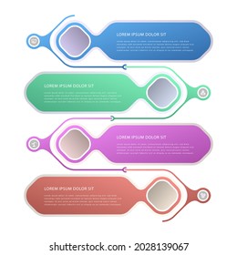 Process infographic design template. Timeline, step plan business strategy. Organization workflow sequence. Finance report presentation. Statistics productivity infochart. Vector illustration.