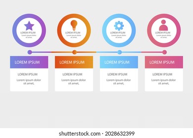 Process infographic design template. Timeline, step plan business strategy. Organization workflow sequence. Finance report presentation. Statistics productivity infochart. Vector illustration.