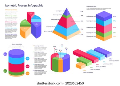 Process infographic design template. Timeline, step plan business strategy. Organization workflow sequence. Finance report presentation. Statistics productivity infochart. Vector illustration.