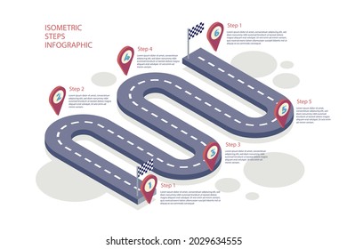 Process infographic design template. Timeline, step plan business strategy. Organization workflow sequence. Finance report presentation. Statistics productivity infochart. Vector illustration.