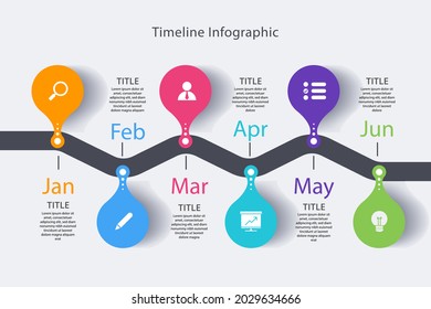 Process infographic design template. Timeline, step plan business strategy. Organization workflow sequence. Finance report presentation. Statistics productivity infochart. Vector illustration.