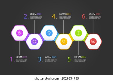 Process infographic design template. Timeline, step plan business strategy. Organization workflow sequence. Finance report presentation. Statistics productivity infochart. Vector illustration.