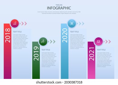 Process infographic design template. Timeline, step plan business strategy. Organization workflow sequence. Finance report presentation. Statistics productivity infochart. Vector illustration.