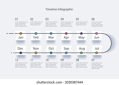 Process infographic design template. Timeline, step plan business strategy. Organization workflow sequence. Finance report presentation. Statistics productivity infochart. Vector illustration.