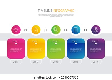 Process infographic design template. Timeline, step plan business strategy. Organization workflow sequence. Finance report presentation. Statistics productivity infochart. Vector illustration.