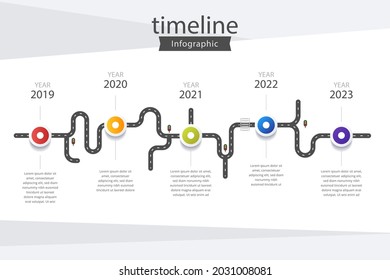 Process infographic design template. Timeline, step plan business strategy. Organization workflow sequence. Finance report presentation. Statistics productivity infochart. Vector illustration.