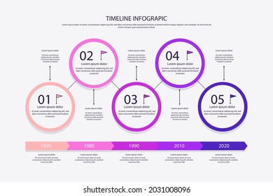 Process infographic design template. Timeline, step plan business strategy. Organization workflow sequence. Finance report presentation. Statistics productivity infochart. Vector illustration.