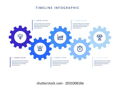 Process infographic design template. Timeline, step plan business strategy. Organization workflow sequence. Finance report presentation. Statistics productivity infochart. Vector illustration.