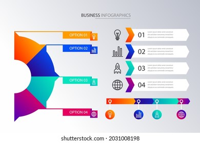 Process infographic design template. Timeline, step plan business strategy. Organization workflow sequence. Finance report presentation. Statistics productivity infochart. Vector illustration.