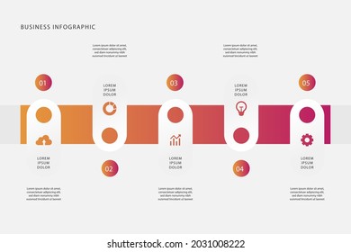 Process infographic design template. Timeline, step plan business strategy. Organization workflow sequence. Finance report presentation. Statistics productivity infochart. Vector illustration.