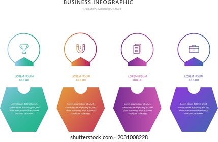 Process infographic design template. Timeline, step plan business strategy. Organization workflow sequence. Finance report presentation. Statistics productivity infochart. Vector illustration.