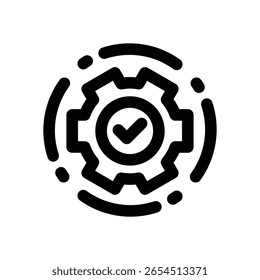 Icono de línea de proceso. Icono de Vector limpio y minimalista para Sitios web, App móviles, presentaciones y logotipos. Totalmente escalable y personalizable para cualquier proyecto.